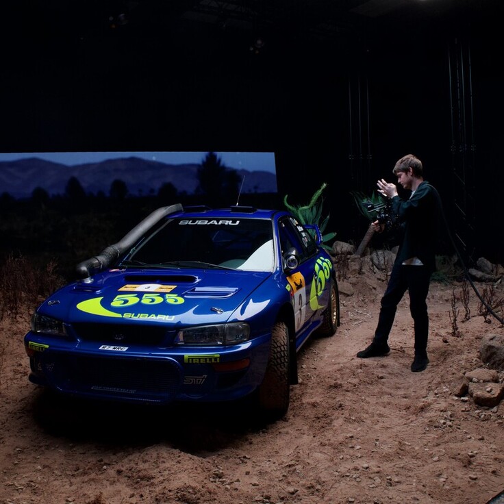 NUA Students use the Sony Venice on the new virtual production stage at Norwich University of the Arts